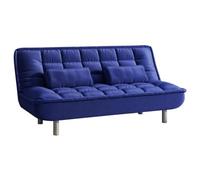 Canapé convertible clic-clac MISHAN en tissu - Bleu