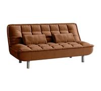 Vente-unique - Canapé Convertible clic-clac MISHAN en Tissu - Caramel - 3 Places