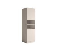 Vente-unique - Colonne de Cuisine avec 2 Portes et 2 niches - Beige - CARMEO