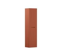 Vente-unique - Colonne de Salle de Bain Suspendue - 140 cm - strié Terracotta - PAVANI