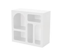 Vente-unique - Console avec 5 niches - Blanc - LUELA