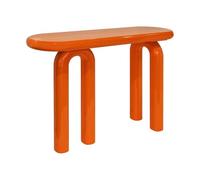 Vente-unique - Console en MDF - Orange laqué - ZESTORIO
