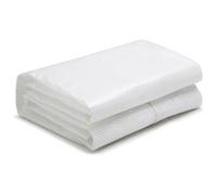 Vente-unique - Couverture de Rechange pour Serre Tunnel avec Porte 18 m² - L300 x l600 x H200 cm - Blanc - ALOCASIA