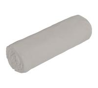 Vente-unique - Drap Housse Percale de Coton 80 Fils/cm² - 140 x 190 cm - Bonnet 30 cm - Taupe - Agami de Palacio