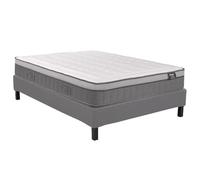 Ensemble 160 x 200 cm sommier déco en kit + matelas hybride ressorts ensachés 7 zones et mémoire de forme ép.30cm - ASGARD de YSMÉE