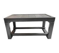 Vente-unique - Escalier Gris pour Spa Rigide - L60 x P30 x H30 cm - Vanuatu