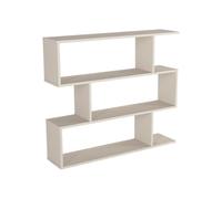 Vente-unique - Etagére avec 3 niches - Beige - TOMINI