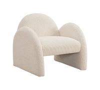 Fauteuil enfant MOSALO - Tissu bouclette - Beige