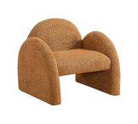 Fauteuil enfant en tissu bouclette terracotta MOSALO