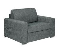 Vente-unique - Fauteuil Convertible Express en Tissu texturé Vert Sapin - Couchage à Lattes Larges 70 cm - Matelas 18 cm - CALITO