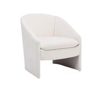 Vente-unique - Fauteuil en Tissu texturé Beige TAROLO