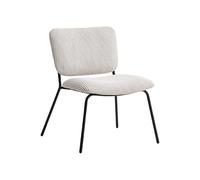 Vente-unique - Fauteuil en Velours côtelé Beige LOVUNIA de Maison Céphy