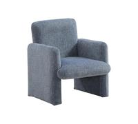 Vente-unique - Fauteuil Enfant en Tissu Chenille Bleu MESUTO