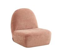 Vente-unique - Fauteuil Enfant en Tissu Chenille Vieux Rose MALDANO