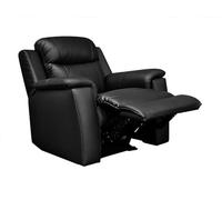 Fauteuil relax EVASION en cuir - Noir
