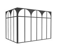 Vente-Unique Fenêtre d’angle d’atelier style art déco en aluminium thermolaqué L 180 x l 120 x H 130 cm - noir - ARCADEA