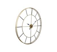 Vente-unique - Grande Horloge Murale en métal - D. 110 cm - Doré - Ashland