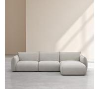 Vente-unique Habitat - Canapé d'angle Droit en Tissu - Gris Perle - Design by Morten Georgsen Celeste