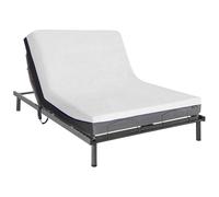 Vente-unique Lit électrique Relaxation Matelas mémoire Forme JIMBARAN II de DREAMEA - Moteur OKIN - 140x200 cm