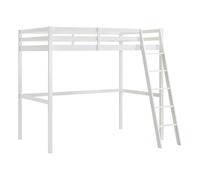 Vente-unique - Lit Mezzanine - 120 x 190 cm - Pin Massif - Blanc - Gedeon II - pour Enfant