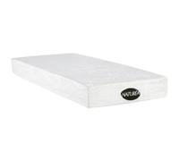 Vente-unique-Matelas de Relaxation 70 x 190 cm Mousse à mémoire de Forme et coutil Bambou ép.20cm - Parure de NATUREA
