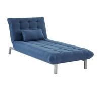 Méridienne en tissu HORNET - Bleu