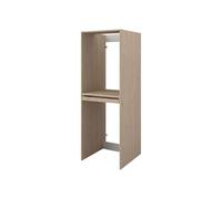 Vente-unique - Meuble de machine à laver Erkano - L 64,2 cm x l 64,9 cm x H 184,4 cm - Panneaux de bois - Couleur naturelle claire