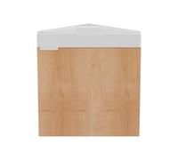 Vente-unique - Meuble Lave-Main d'angle Suspendu Naturel Clair - 56 cm - MANODO