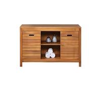Vente-unique - Meuble sous Vasque en Bois d'acacia - 130 cm - PULUKAN