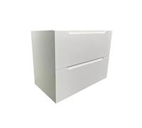 Vente-unique - Meuble sous Vasque Suspendu - Blanc - 80 cm - Stefanie
