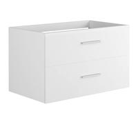 Vente-unique - Meuble sous Vasque Suspendu - Coloris Blanc - 80 cm - Kayla