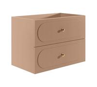 Meuble sous vasque suspendu - Vieux rose - 80 cm - SATOBAL