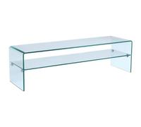 Vente-unique - Meuble TV STILEOS - 1 Niche - Verre trempé