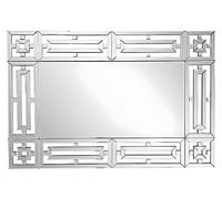 Miroir mural en inox - L. 120 x H. 80 cm- LOAYE