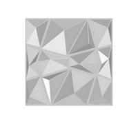 Panneau mural 3D à peindre - pack de 3m² - lot de 12 pièces - ANGLY