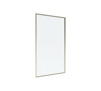 Vente-unique - Pare baignoire doré - 70 x 140 cm - Verre trempé - BRADENTON
