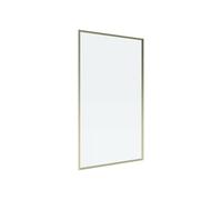 Vente-unique - Pare baignoire doré style art déco - 80 x 140 cm - Verre trempé - BRADENTON