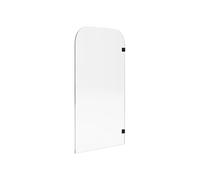 Vente-unique - Pare baignoire réversible aux angles arrondis style industriel - 80 x 140 cm - TIMOUR