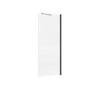 Vente-unique - Paroi de douche à l'italienne - Noir mat - Verre 5 mm - 80x200 cm - DAREN
