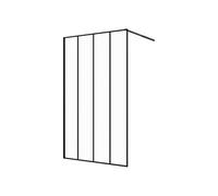 Vente-unique - Paroi de douche à l'italienne style industriel - 120 x 200 cm - ATALIA II