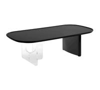 Vente-unique Pascal MORABITO-Table Basse en MDF et Acrylique - Noir et Transparent - Rasia de Pascal Morabito