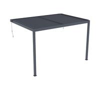 Pergola adossée bioclimatique en aluminium avec lames orientables 11,85 m² - MANDELLO