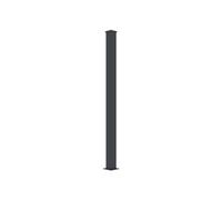Vente-unique - Pilier pour portail en aluminium - L15 cm x H190 cm - anthracite - NERETO