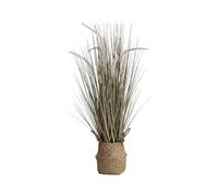 Vente-unique - Plante graminée Artificielle avec Pot tissé - H.80 - BEGURA