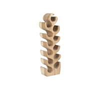 Vente-unique - Porte-Bouteilles en Bois de suar - 12 Bouteilles - L. 28 x P. 19 x H. 100 cm - Naturel - Guimaras