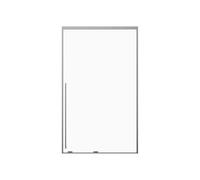 Vente-unique - Porte de douche coulissante - Verre trempé 8 mm - 120 x 200 cm - Coloris Gun métal - COVINGTON