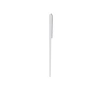 Vente-unique - Poteau de terminaison en F pour imposte - H130 cm - Blanc - TEMPA