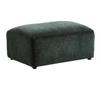 Vente-unique - Pouf en Velours côtelé Vert Sapin TIRONO de Maison Céphy