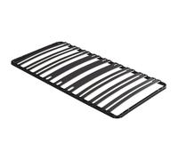 Sommier cadre à lattes 90 x 190 cm - 15 lattes - 3 zones soutien lombaire renforcé - Sans pied - Noir - CERRISI de YSMÉE