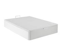 Vente-unique Sommier Coffre HESTIA de DREAMEA Play - Blanc Mat - 140 x 190 cm
